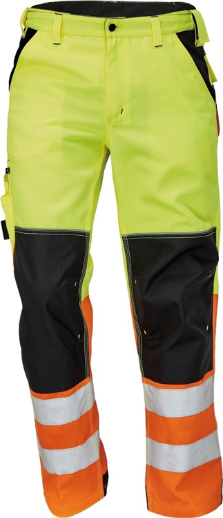 Obrázok z KNOXFIELD HI-VIS Reflexné nohavice do pása - žltá / oranžová