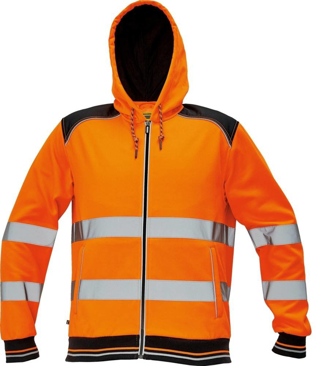 Obrázok z KNOXFIELD HI-VIS Reflexná mikina s kapucňou - oranžová