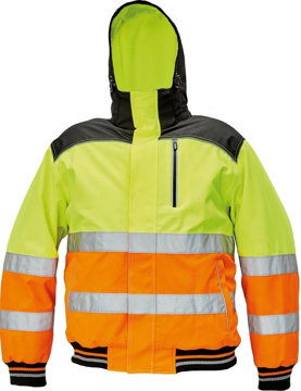 Obrázok z KNOXFIELD HI-VIS PILOT Reflexná bunda žltá / oranžová - zimná