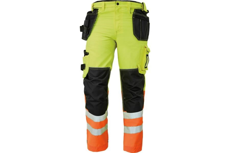 Obrázok z KNOXFIELD HI-VIS 310 FL Reflexné nohavice do pása - žltá / oranžová