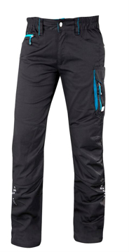 Obrázok z ARDON FLORET Dámske pracovné nohavice do pása čierno / modré