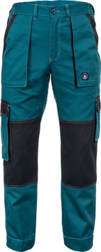 Obrázok z Červa MAX SUMMER Pracovné nohavice do pasu zeleno / čierna 