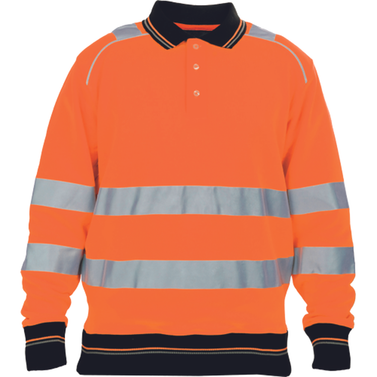 Obrázok z KNOXFIELD HI-VIS Reflexná polo mikina oranžová