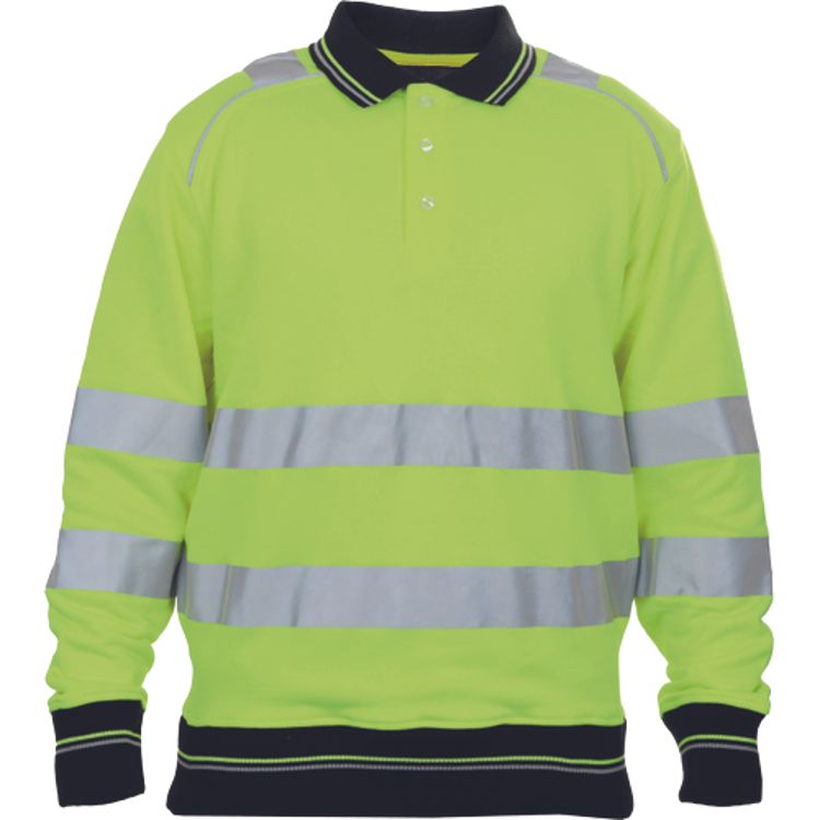 Obrázok z KNOXFIELD HI-VIS Reflexná polo mikina žltá