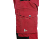 Obrázok z CXS STRETCH Pracovné nohavice červeno-čierne
