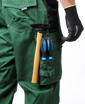 Obrázok z ARDON®VISION Pracovné nohavice do pása zelený farby predĺžené