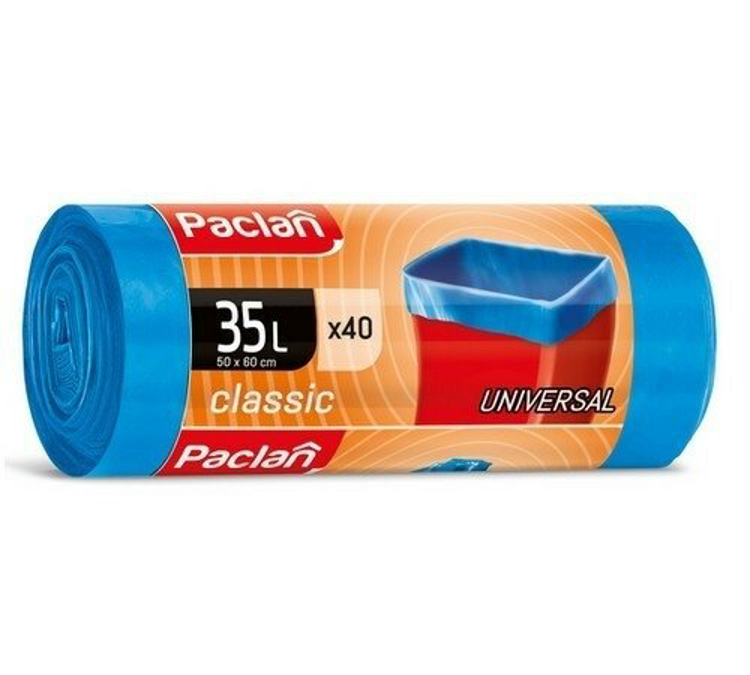 Obrázok z PACLAN CLASSIC 35L vrecia na odpad 40ks/role