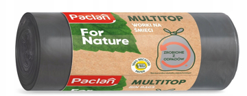 Obrázok z PACLAN FOR NATURE Vrecia do koša z recyklovaného odpadu 60L/20ks