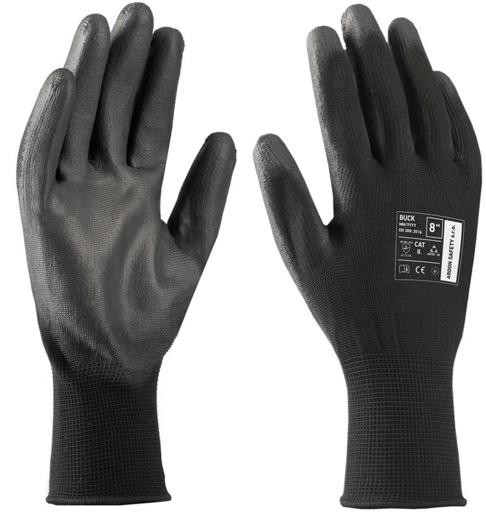 Obrázok z ARDONSAFETY/BUCK BLACK Pracovné rukavice - 240 párov