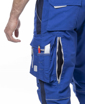 Obrázok z ARDON®URBAN+ Pracovné nohavice s trakmi stredne modré predĺžené