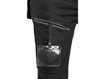 Obrázok z CXS LEONIS Pracovné nohavice čierne so šedými doplnkami