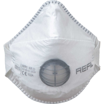 Obrázok z REFIL 1011 Respirátor FFP1 tvarovaný s ventilom 10 ks