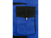 Obrázok z CXS LUXY JOSEF Pracovné nohavice do pása modro-čierne skrátené