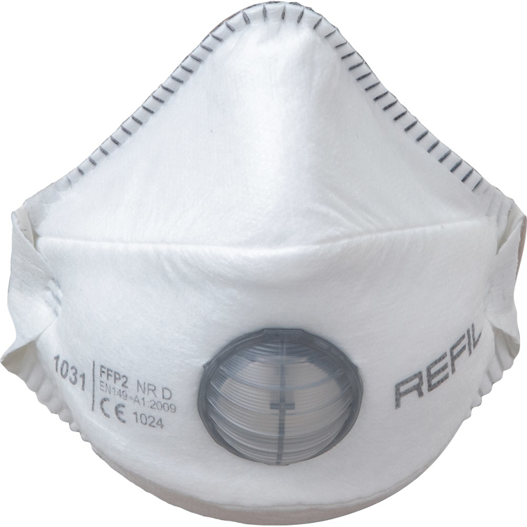 Obrázok z REFIL 1031 Respirátor FFP2 tvarovaný s ventilom 10 ks