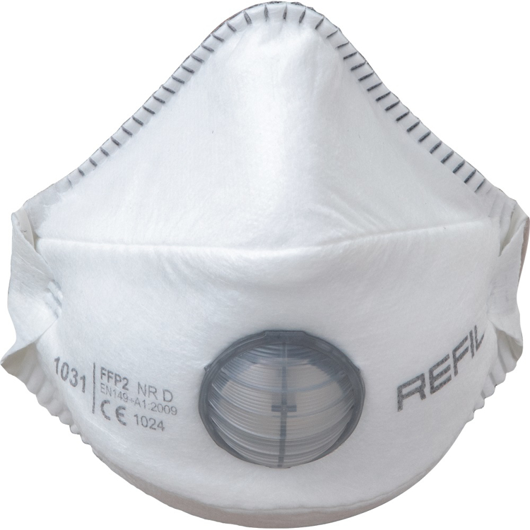 Obrázok z REFIL 1031 Respirátor FFP2 tvarovaný s ventilom 1 ks