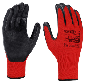 Obrázok z Procera X-ROLLER RED Pracovné rukavice